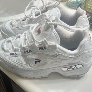 Fila White Athletic Shoes